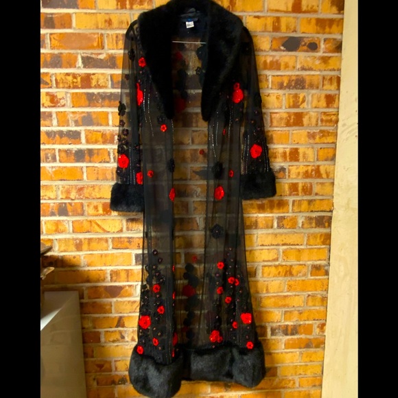 NWOT Sue Wong - Vintage Evening Cover -Up Duster - Picture 10 of 15